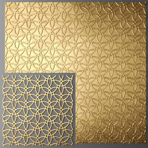 Panel lattice grille 3D 3 3D model