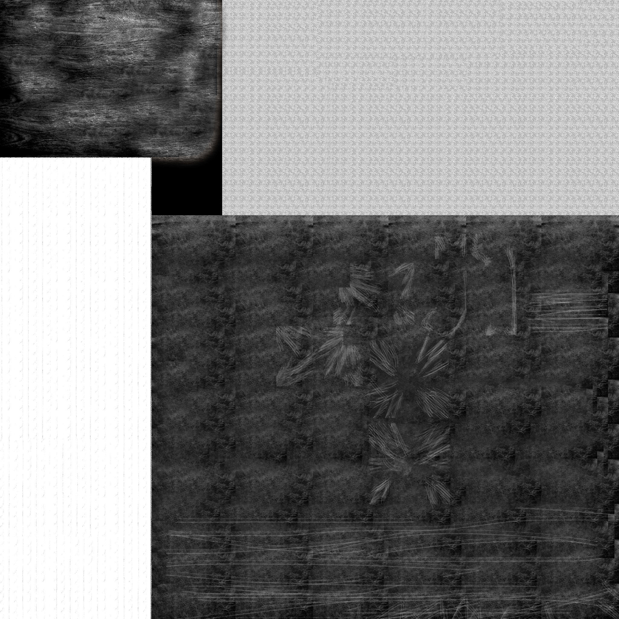 Couch with blanket and pillow scene Low-poly 3D model_3