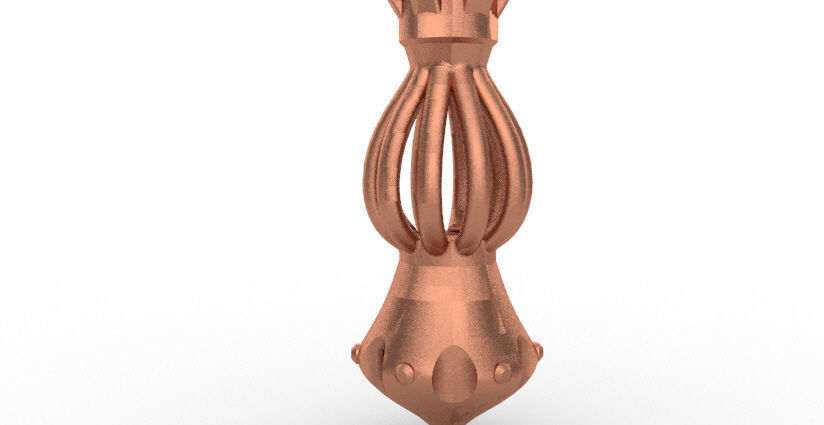 Sword Handle Decorative   3D print model_2
