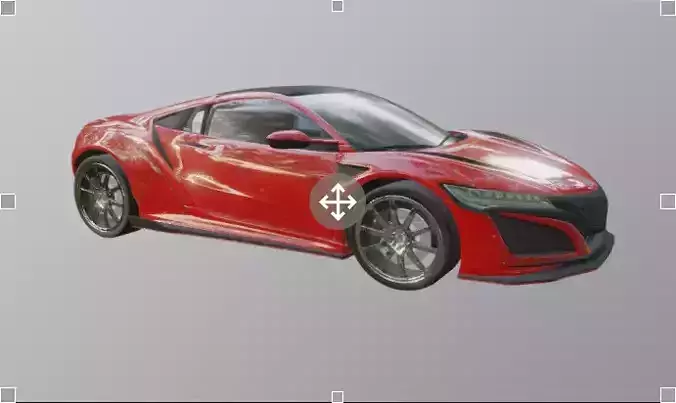 Acura NSX 3d Model  Free 3D model