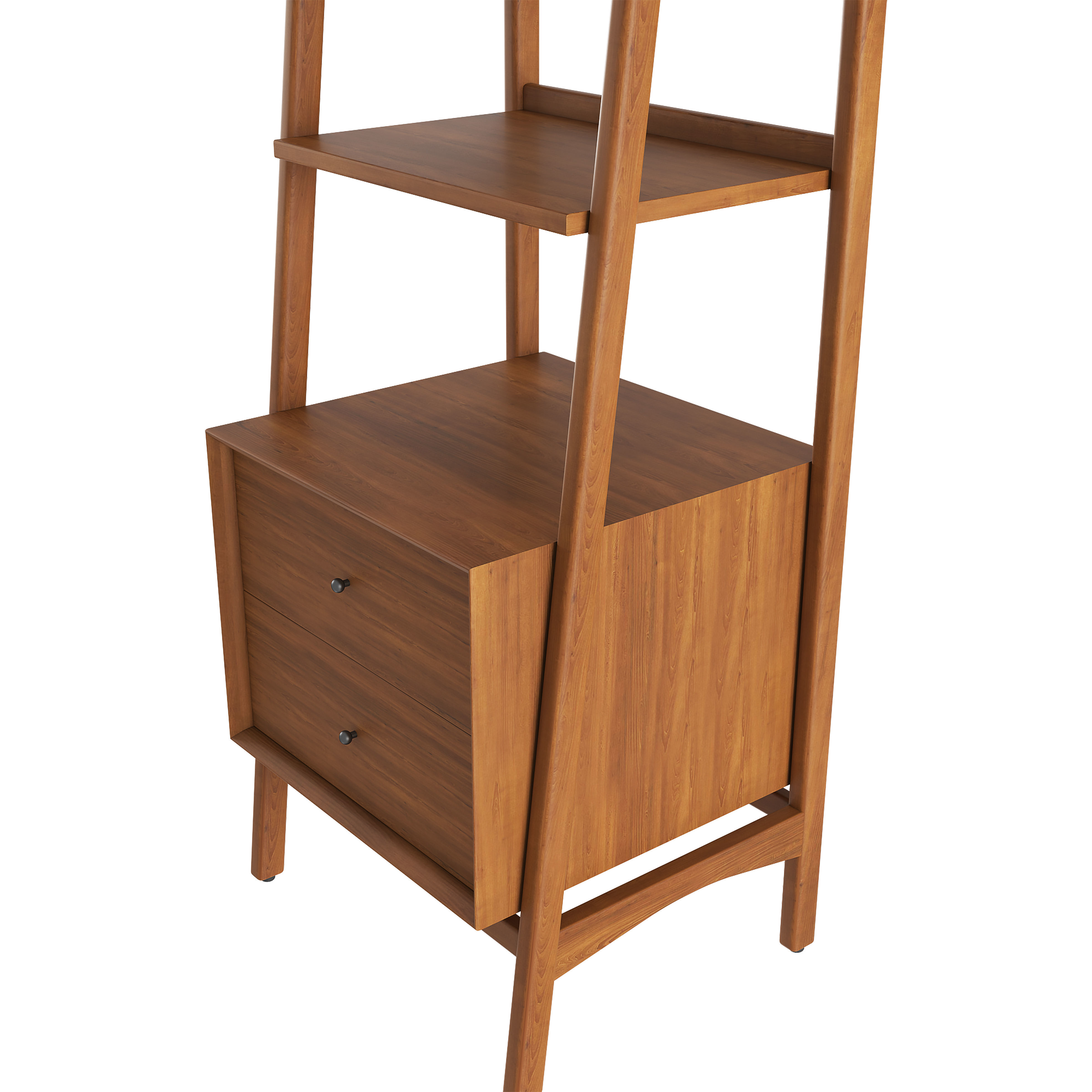 Mid Century 22 Bookshelf - Drawer Acorn 3D model_5