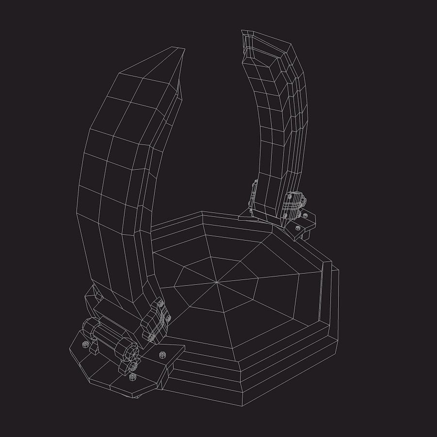 Low Poly Portal Low-poly 3D model_6