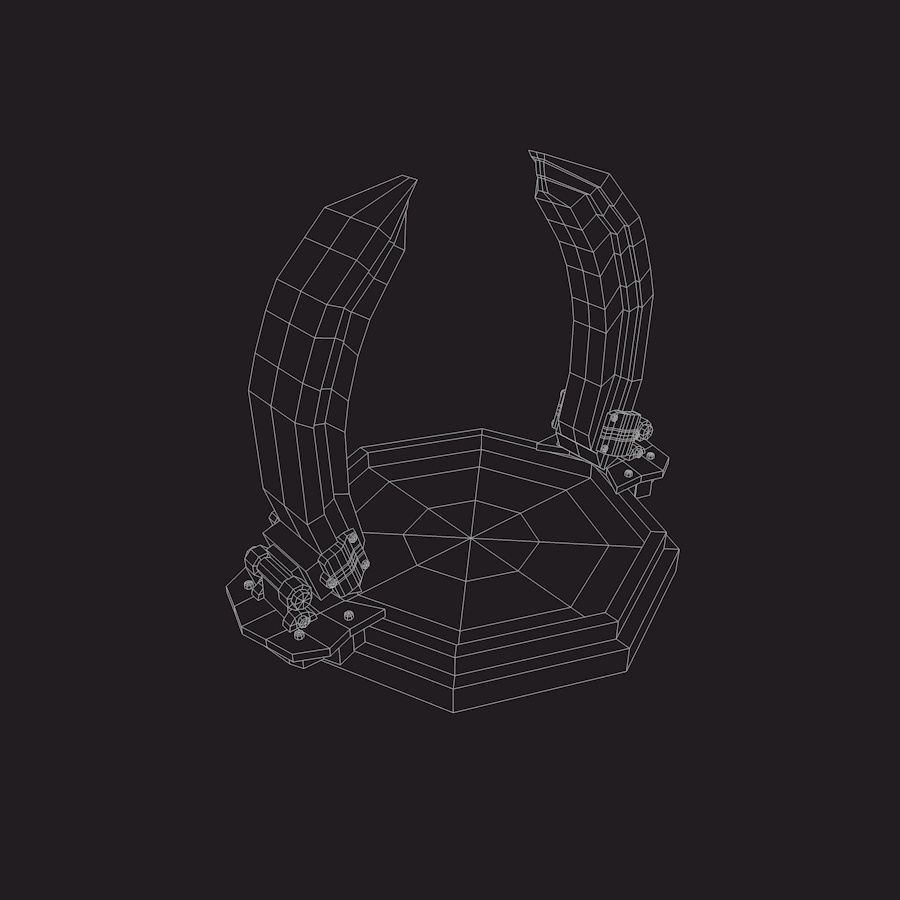 Low Poly Portal Low-poly 3D model_5