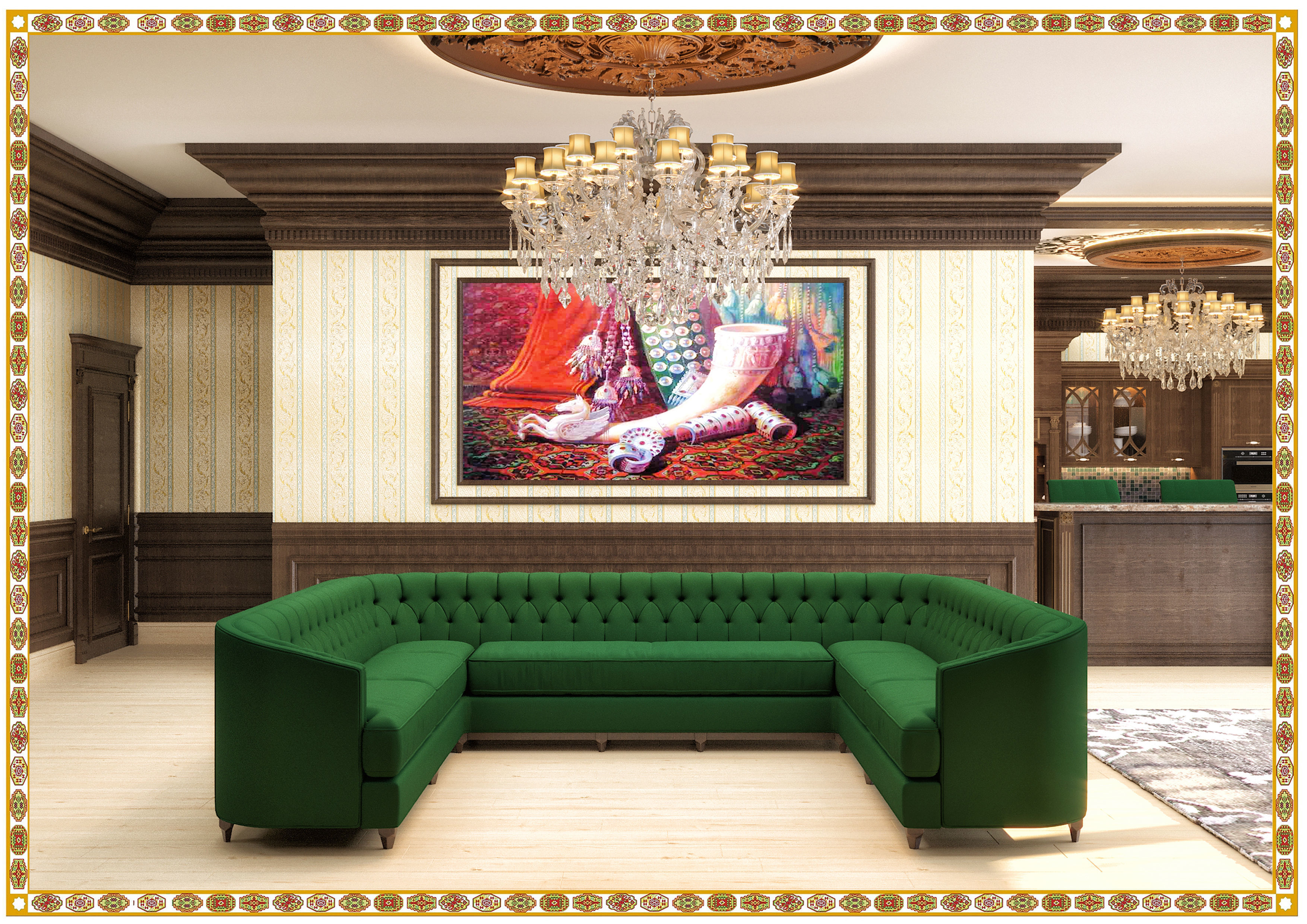 Interior Kitchen 3D model_5