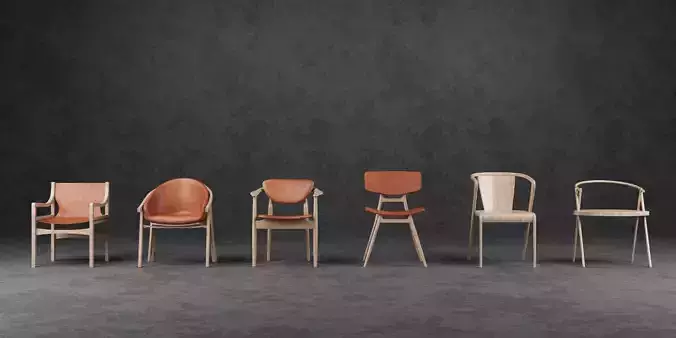 set of 12 wooden arm chair 