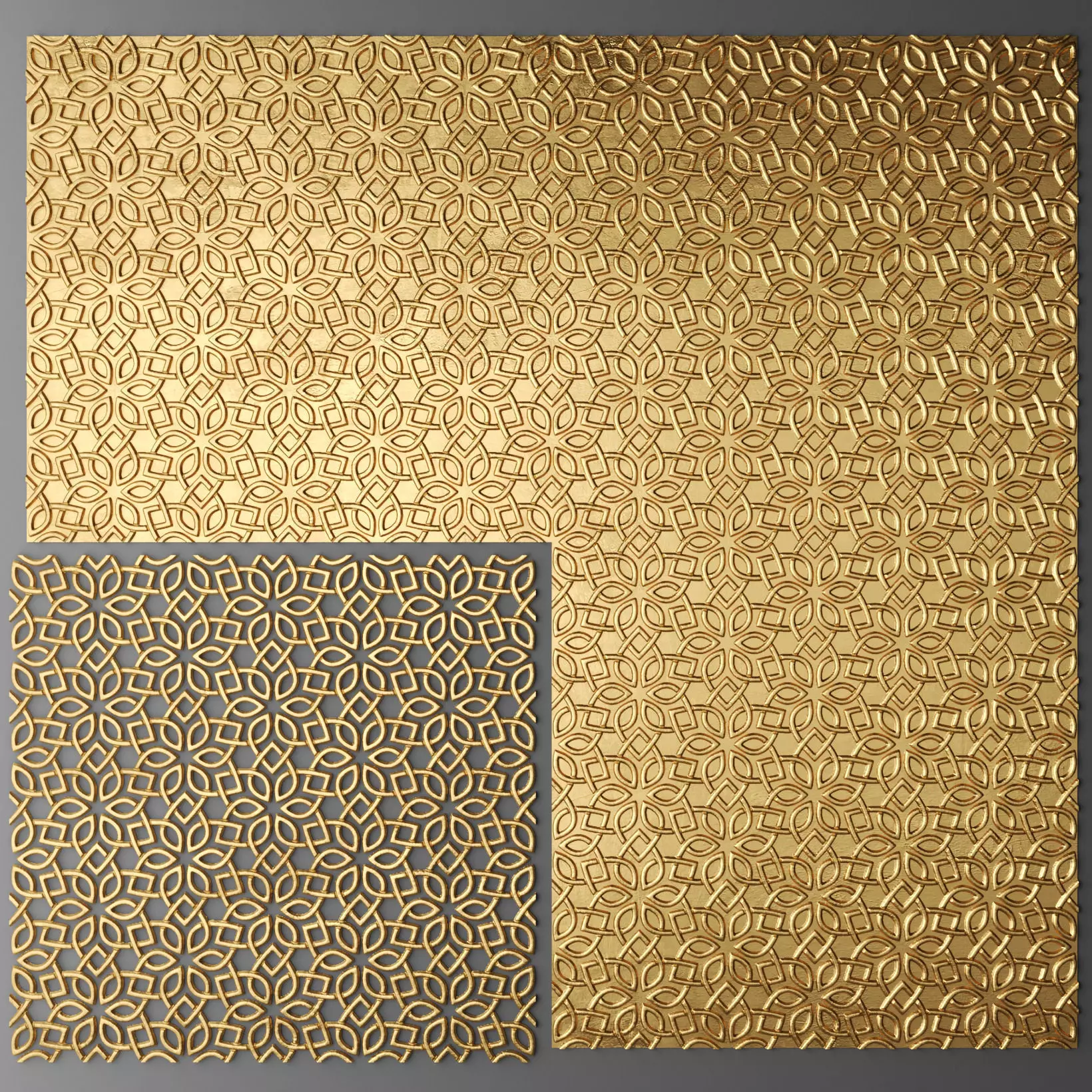 Lattice Arab panel 3D 7 3D model_0