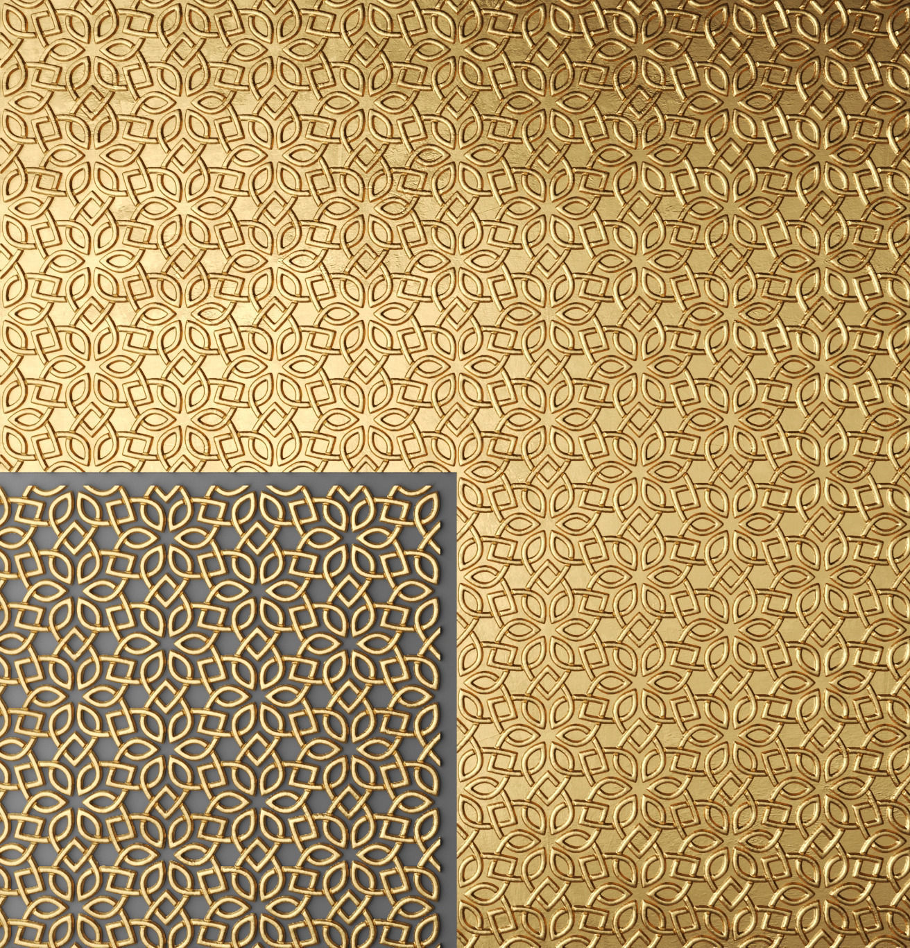 Lattice Arab panel 3D 7 3D model_6