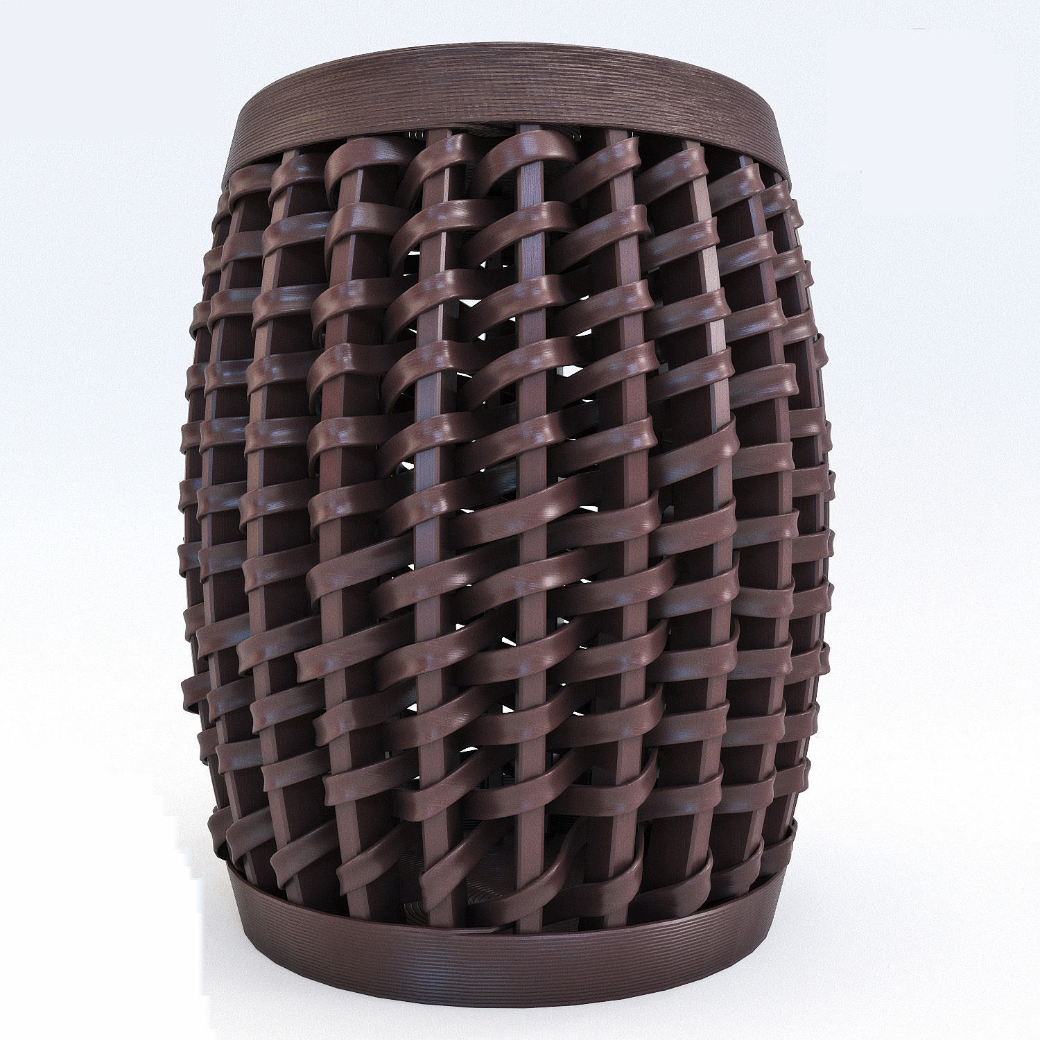 Cyan Design Woven Sienna Stool 3D model