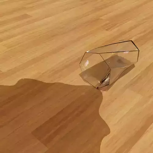 Heptagon Twist Glass Spill 3D model