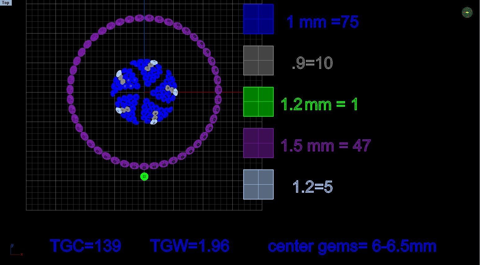IRIS pendant 3D print model_6