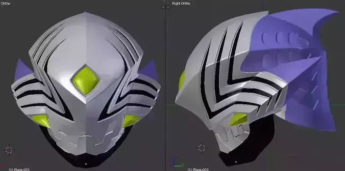 Kamen Rider Abyss 3D printable helmet