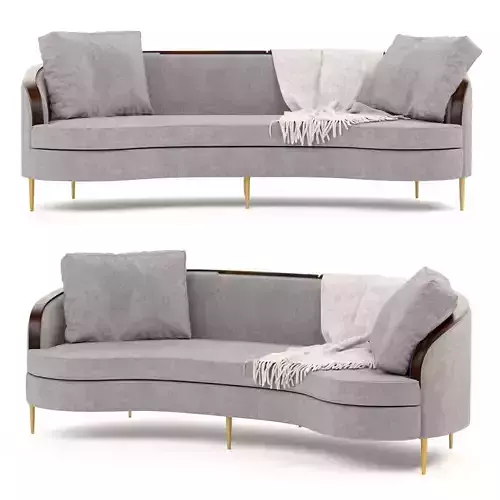 AVA curved sofa