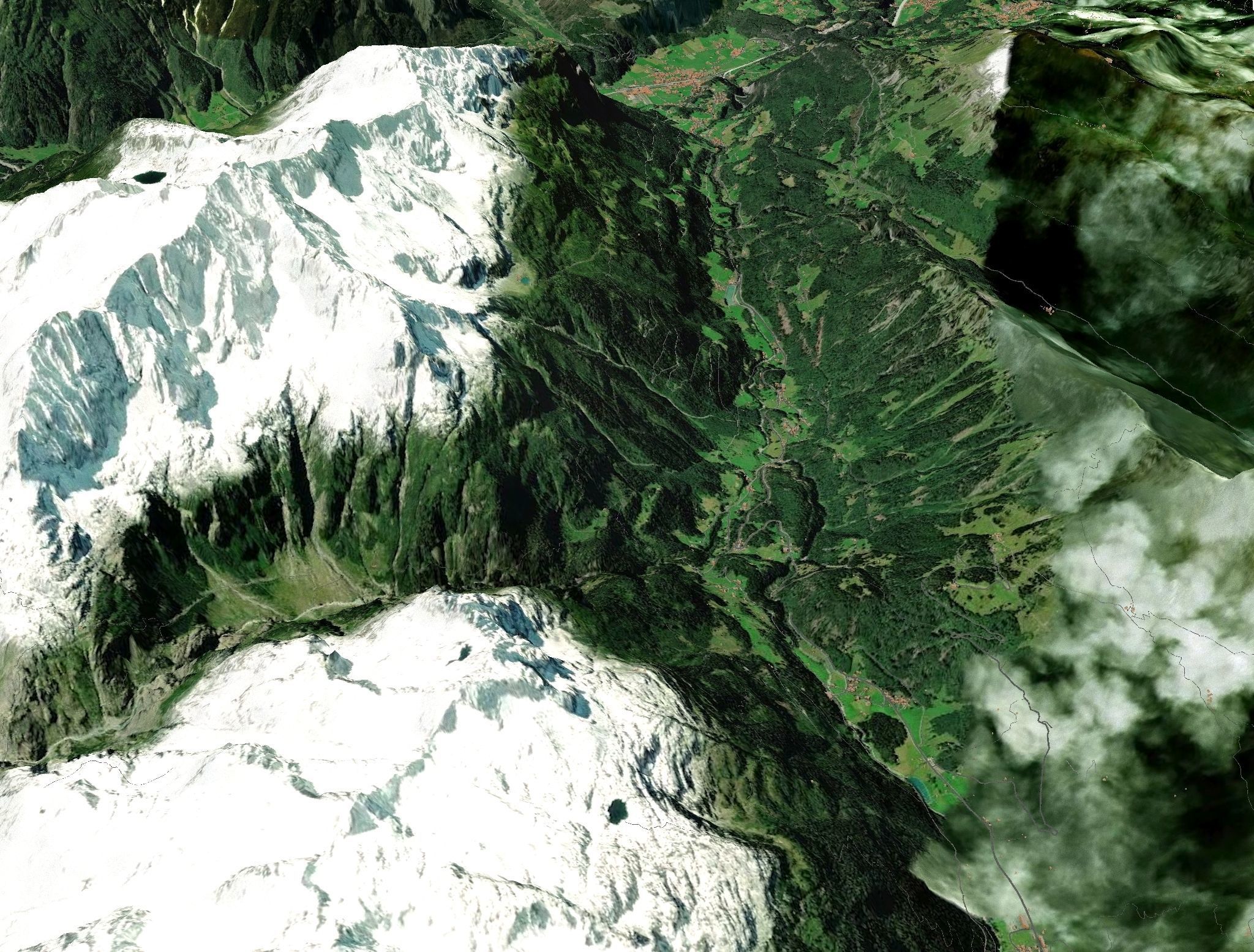 Mountain landscape Liechtenstein 3D model_8