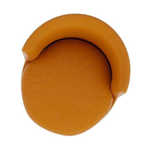 Flexform Feel Good bucket Swivel Chair 3D model 5
