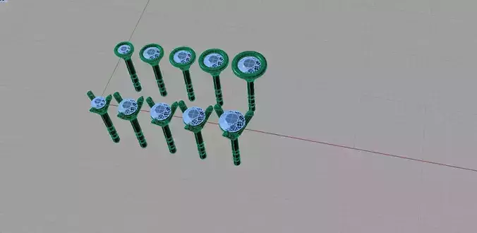 Earring set of spoons on table