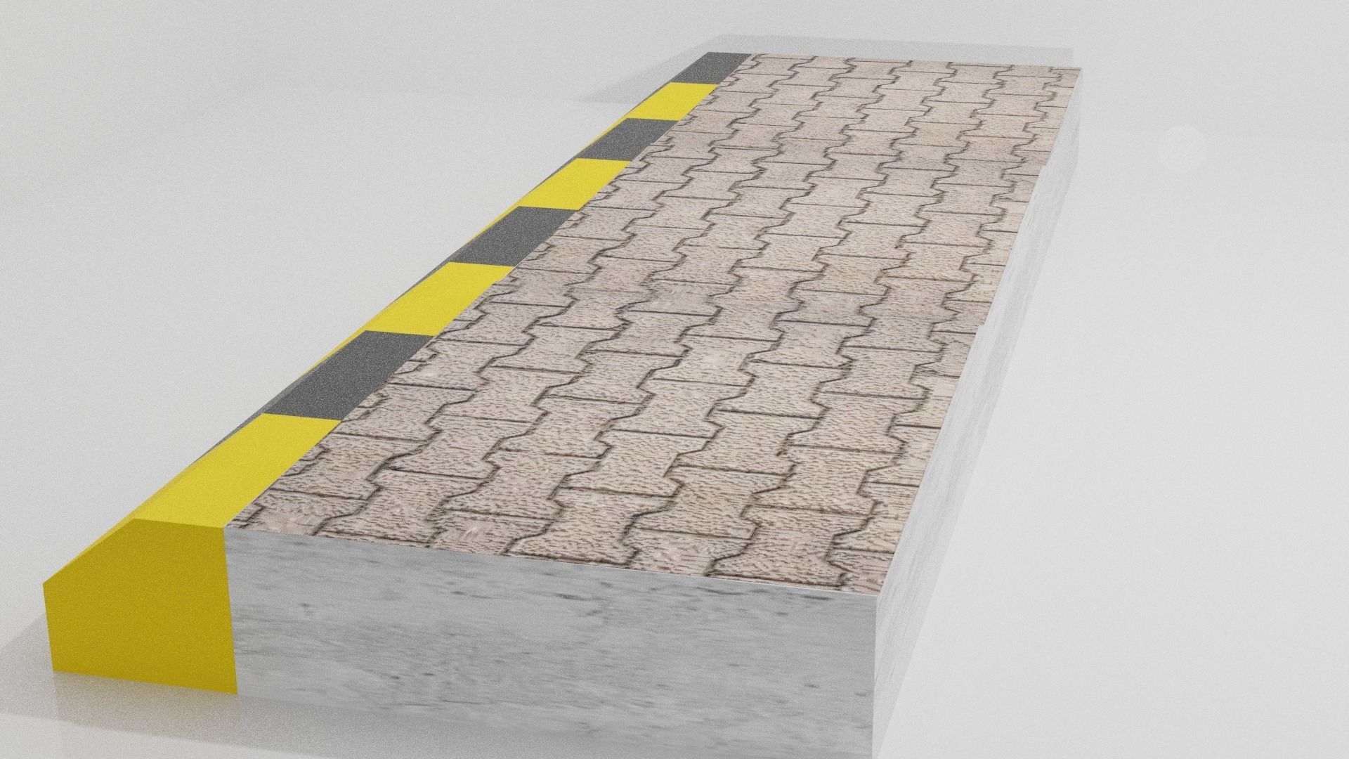 Foothpath High Quality Model Ready To Use  Free 3D model_5