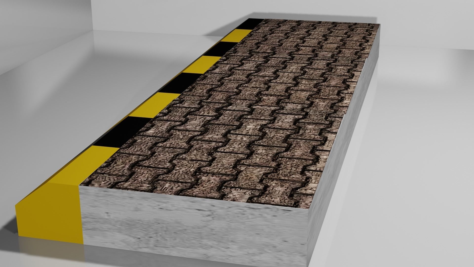 Foothpath High Quality Model Ready To Use  Free 3D model_4