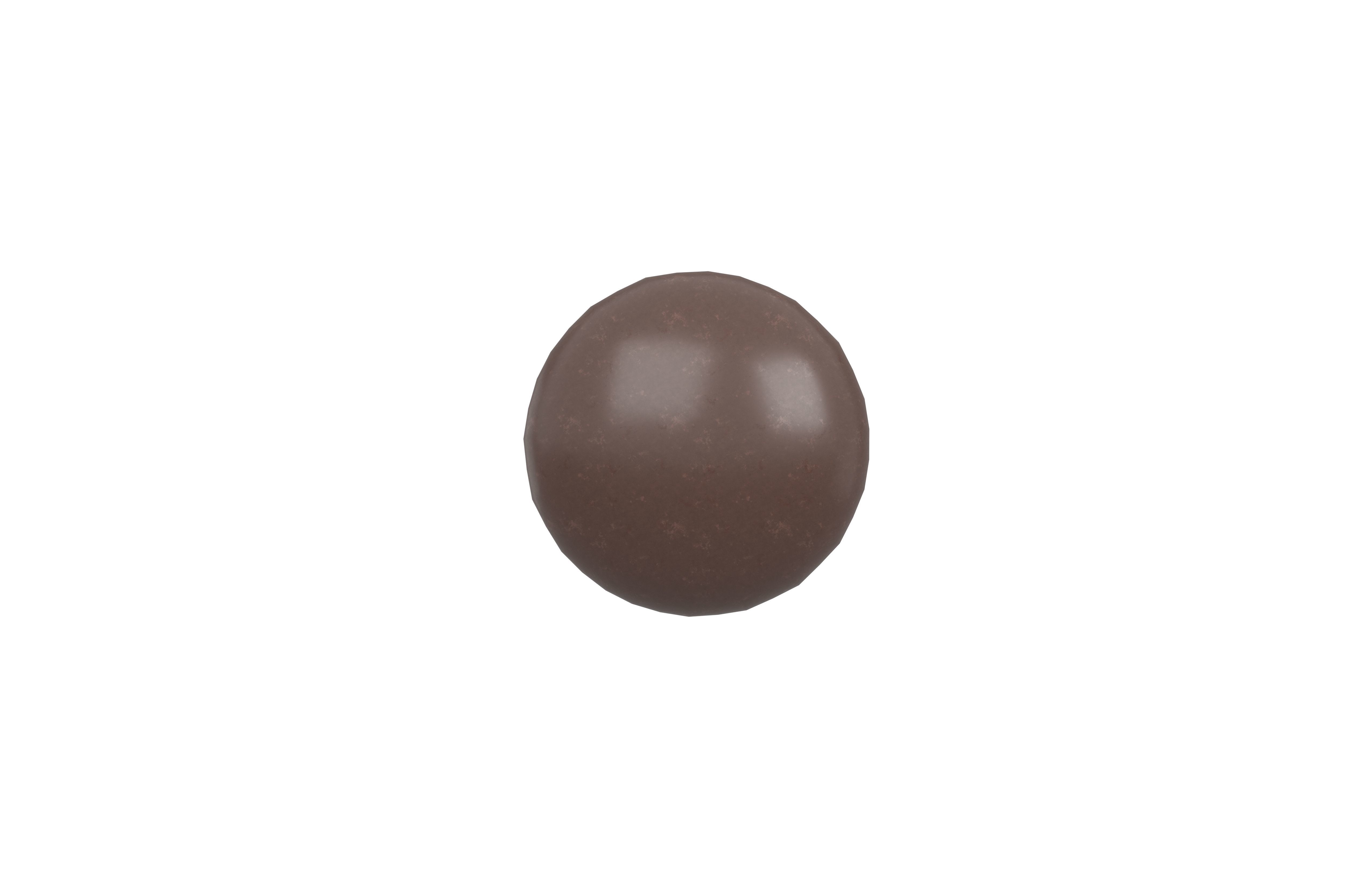 Circle Chocolate v2 001 Low-poly 3D model_1