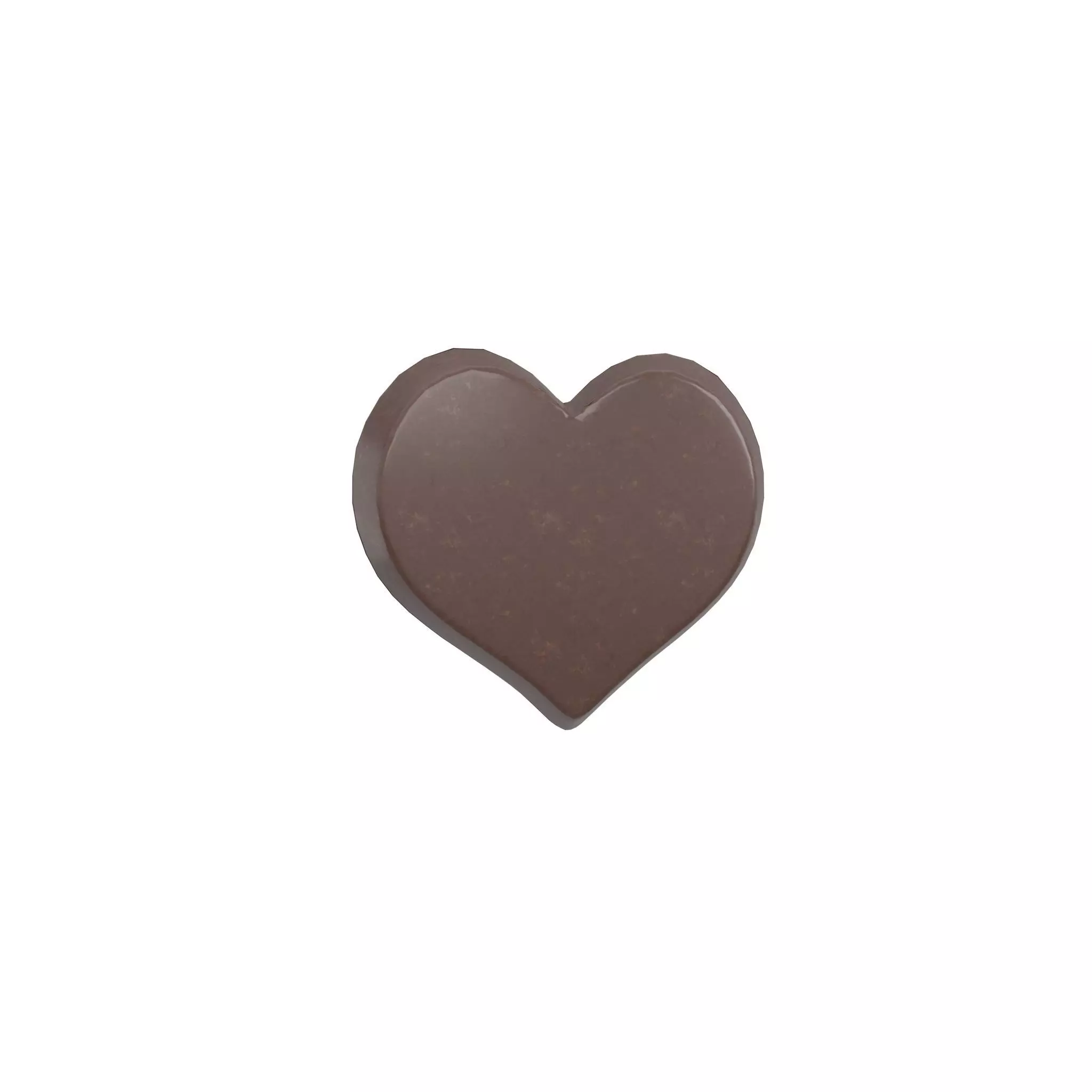 Heart Chocolate v1 001 Low-poly 3D model_0