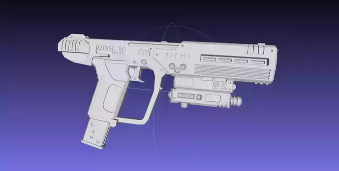 Halo ODST Socom Pistol Basic Model 3D model