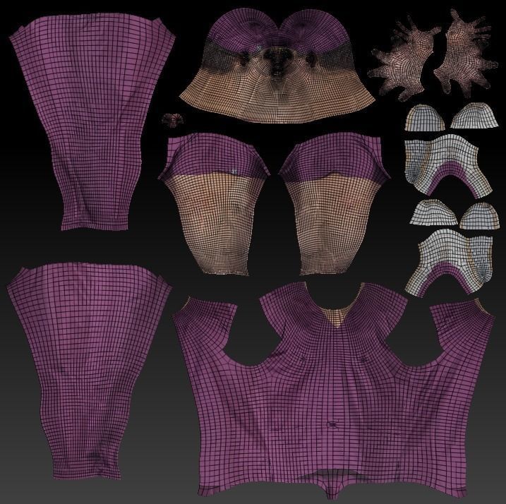 Animated surgeon walking working using PC 204 Low-poly 3D model_7