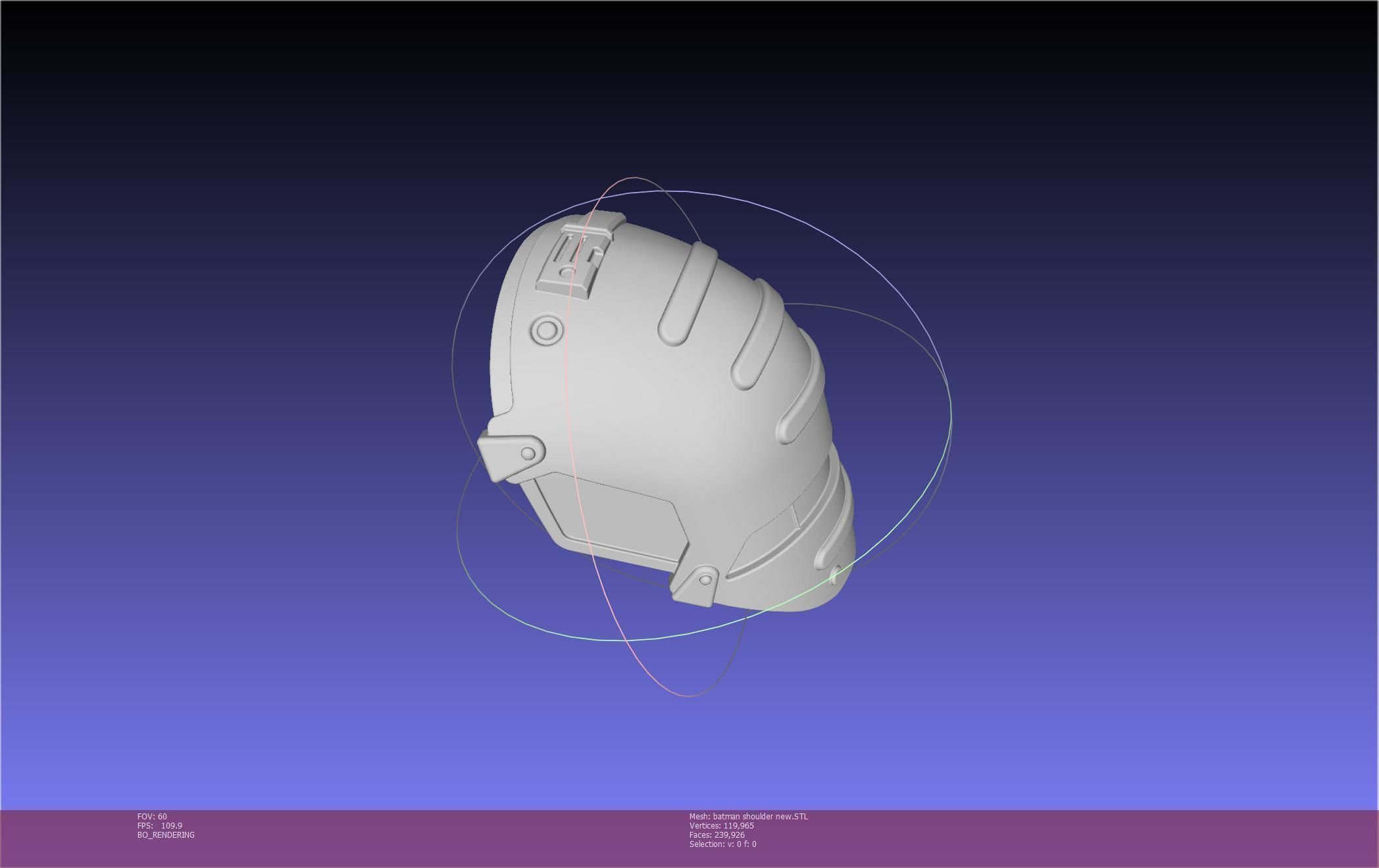 New Batman Shoulder Final Updated Printable Model 3D print model_85