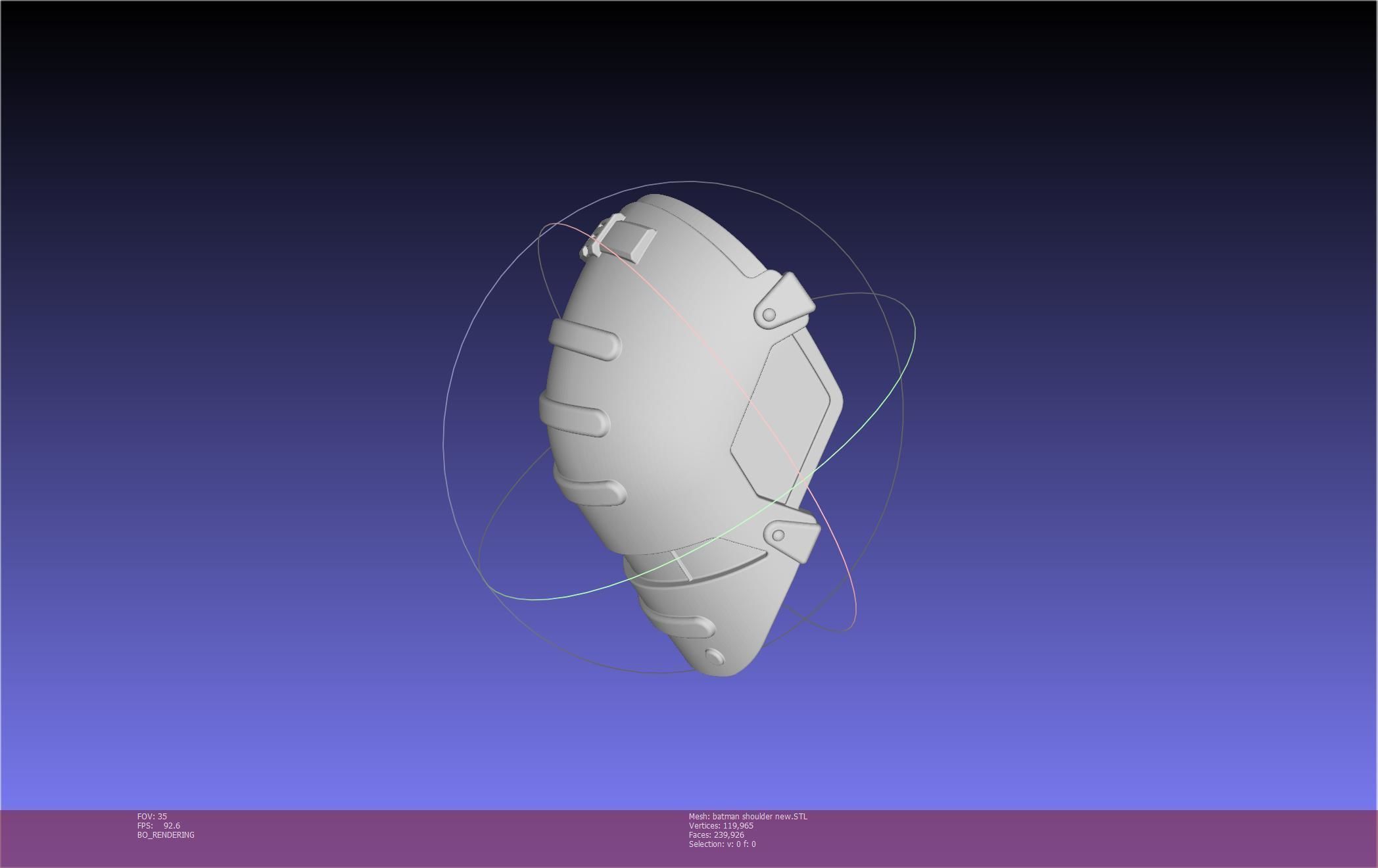 New Batman Shoulder Final Updated Printable Model 3D print model_142