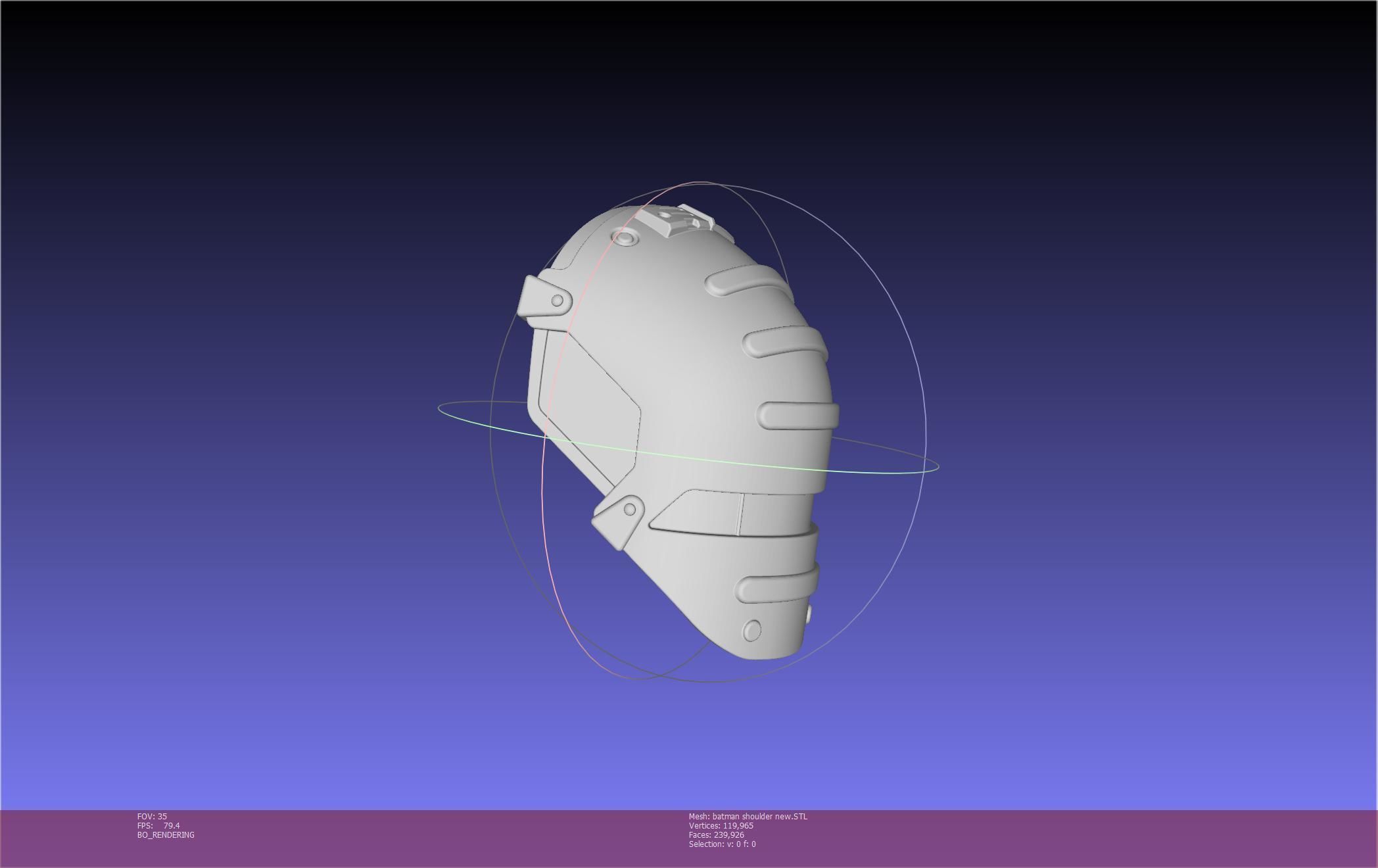 New Batman Shoulder Final Updated Printable Model 3D print model_144