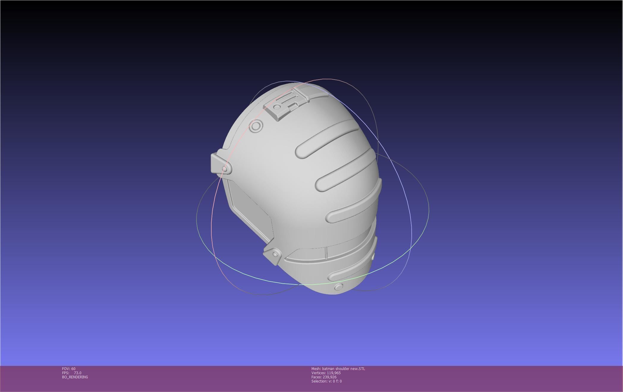 New Batman Shoulder Final Updated Printable Model 3D print model_47