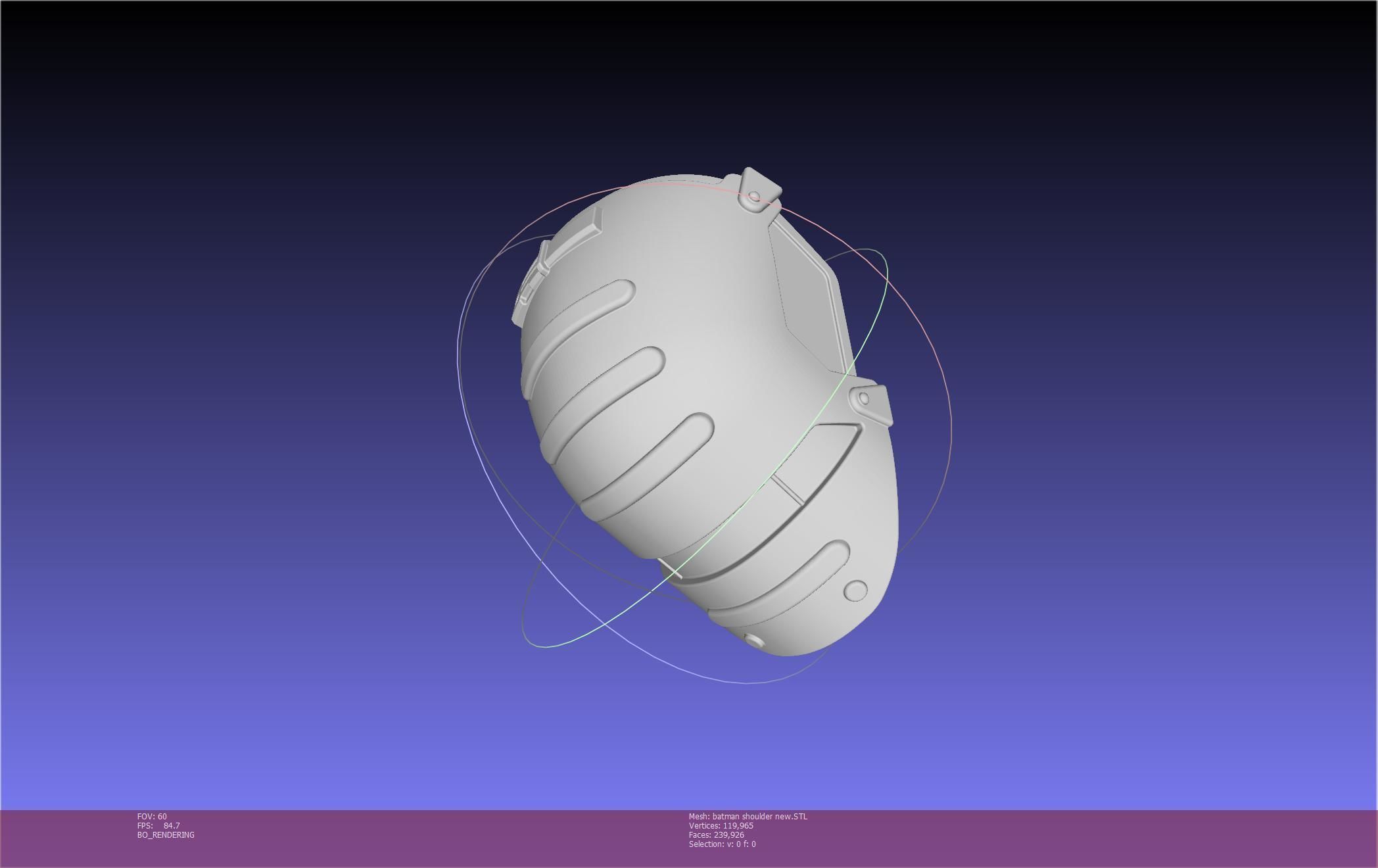 New Batman Shoulder Final Updated Printable Model 3D print model_87