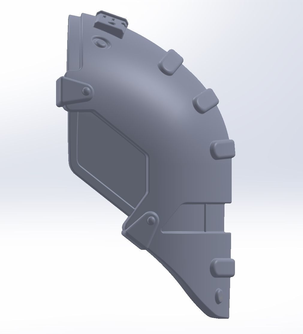 New Batman Shoulder Final Updated Printable Model 3D print model_2