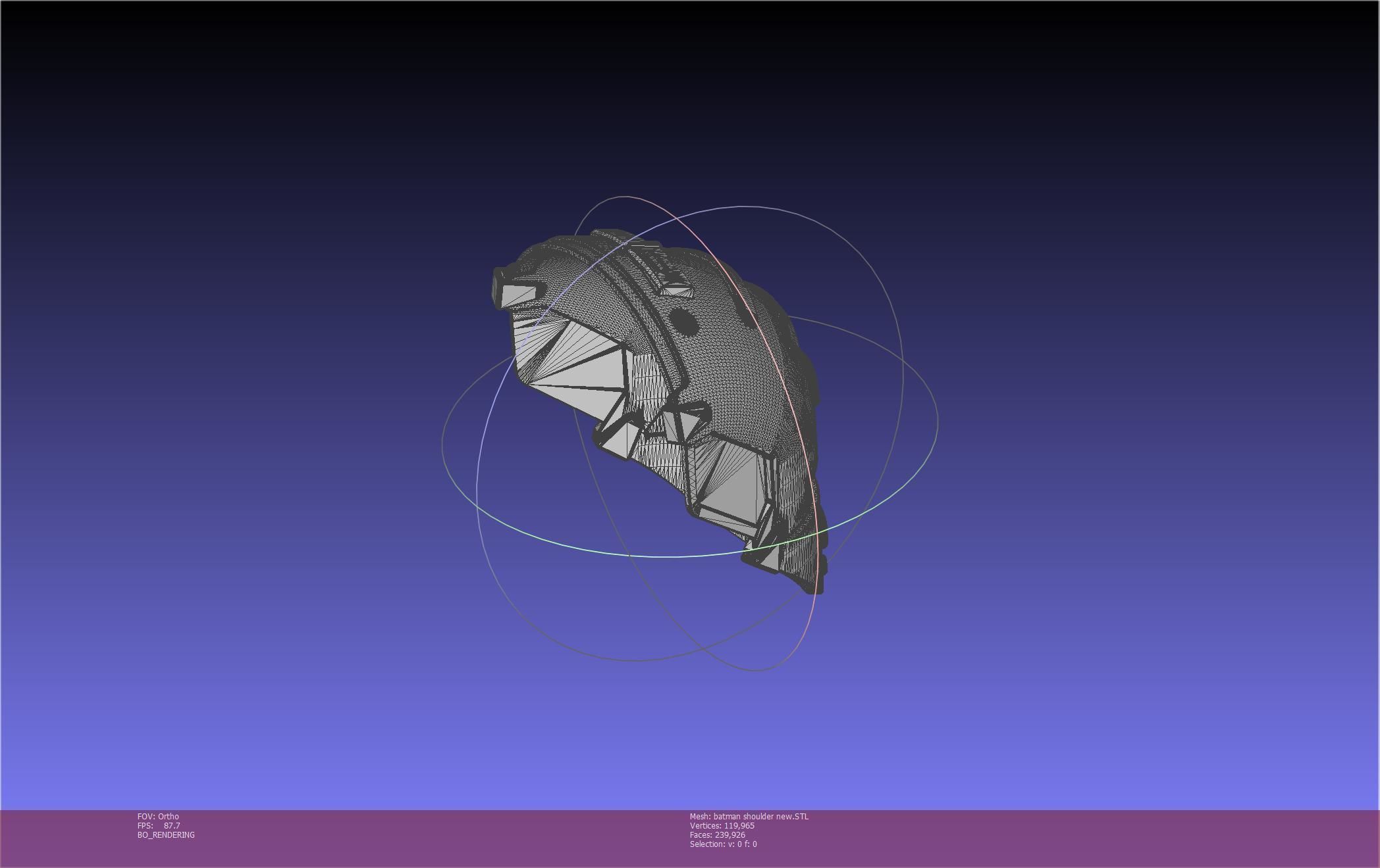 New Batman Shoulder Final Updated Printable Model 3D print model_128