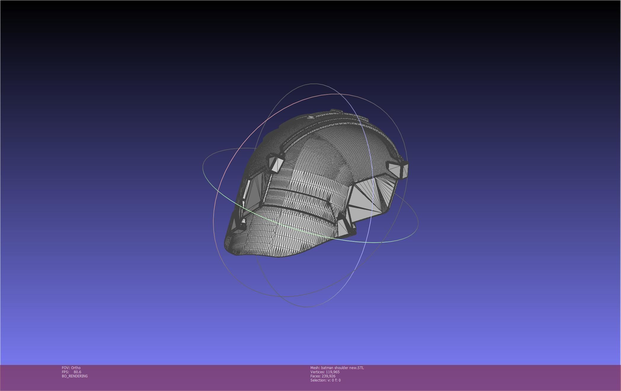 New Batman Shoulder Final Updated Printable Model 3D print model_135