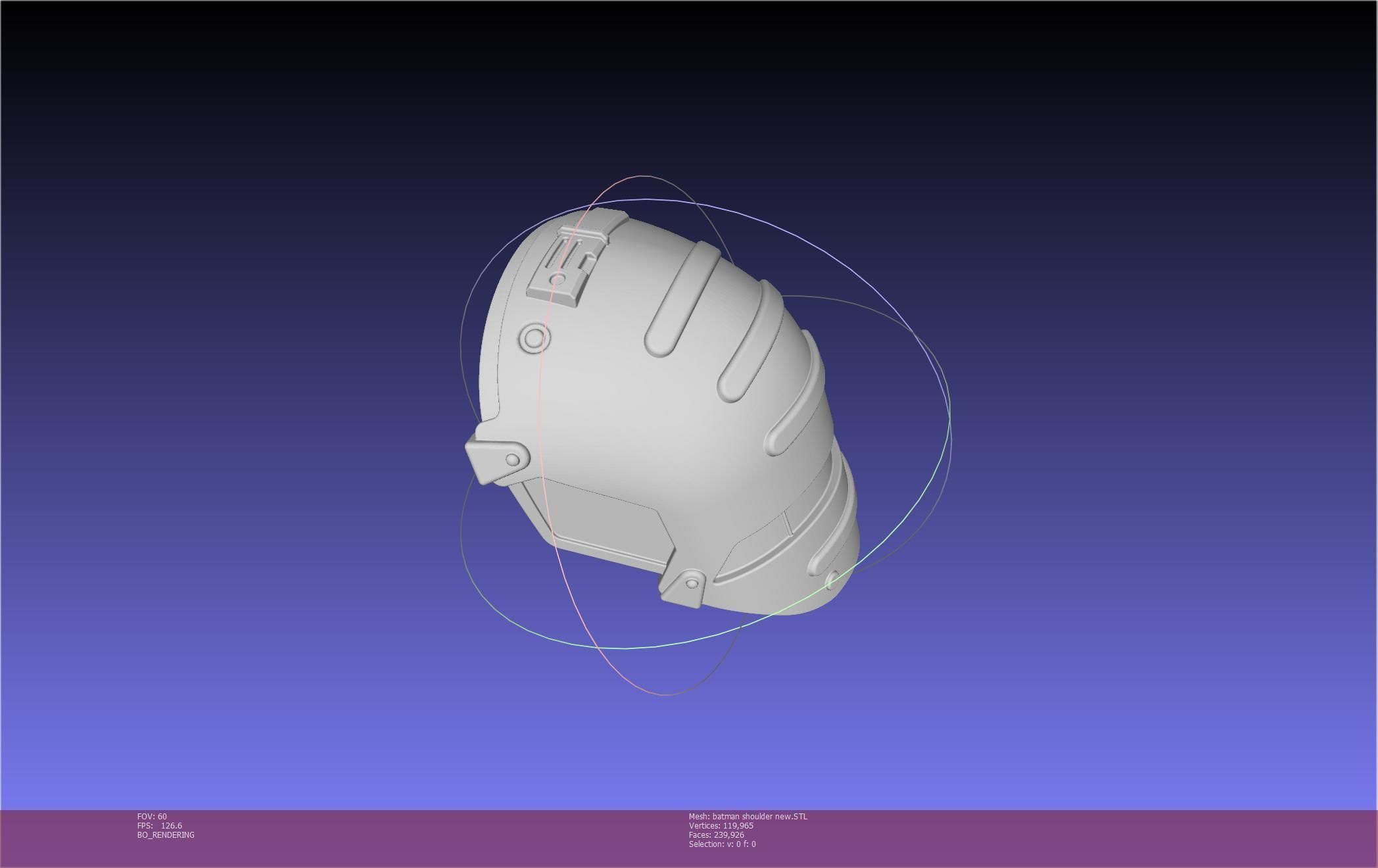 New Batman Shoulder Final Updated Printable Model 3D print model_86