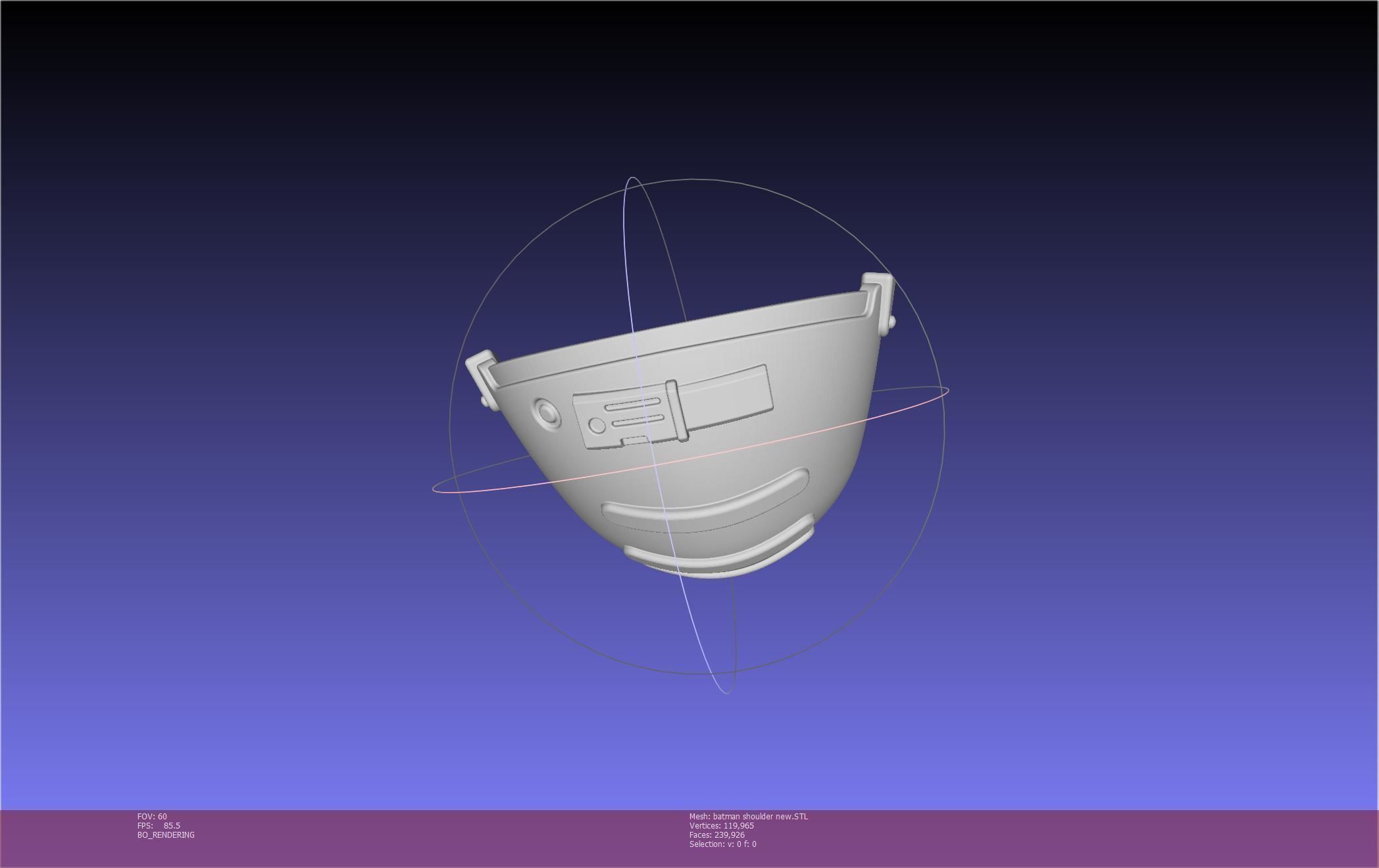 New Batman Shoulder Final Updated Printable Model 3D print model_25