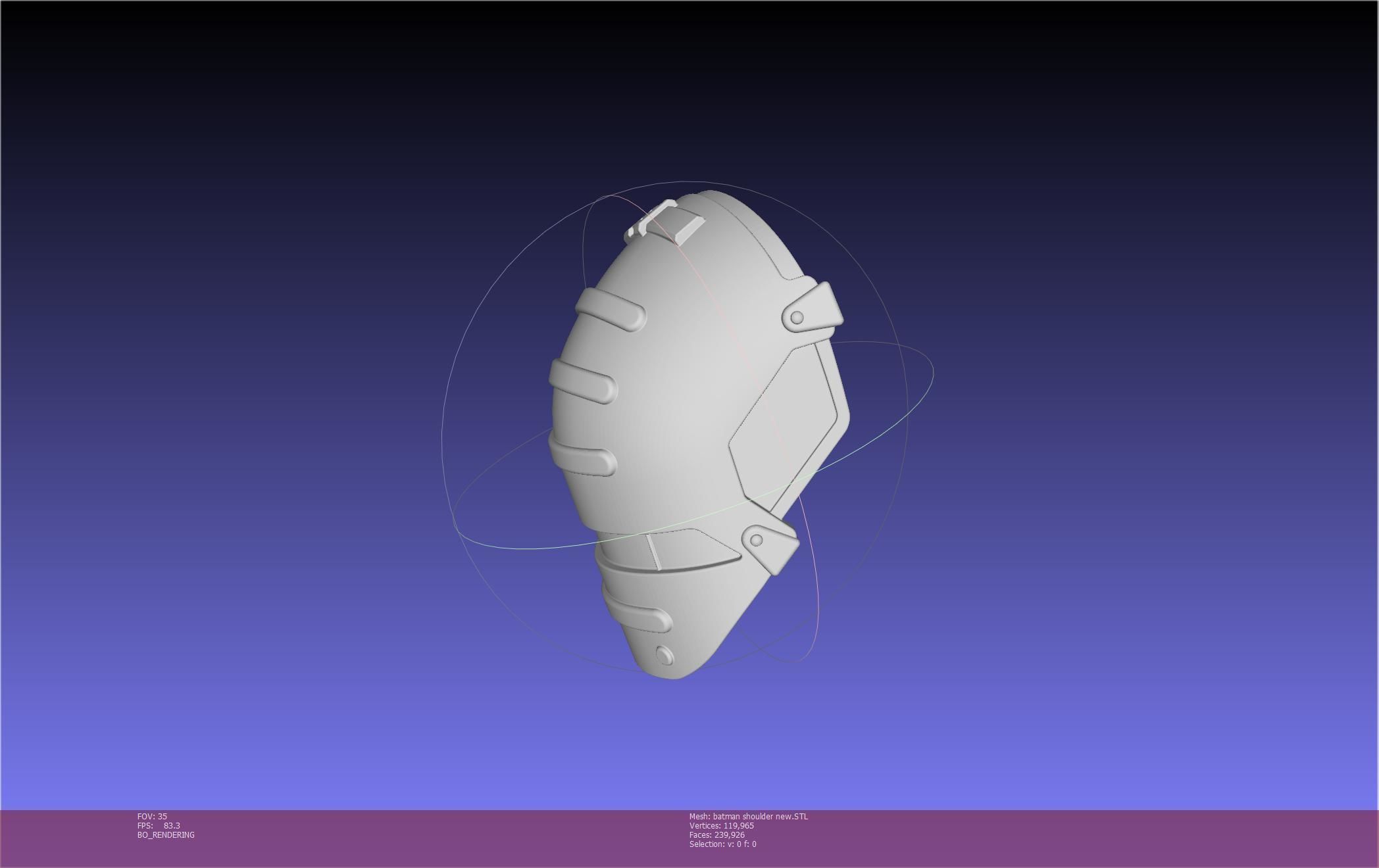 New Batman Shoulder Final Updated Printable Model 3D print model_138