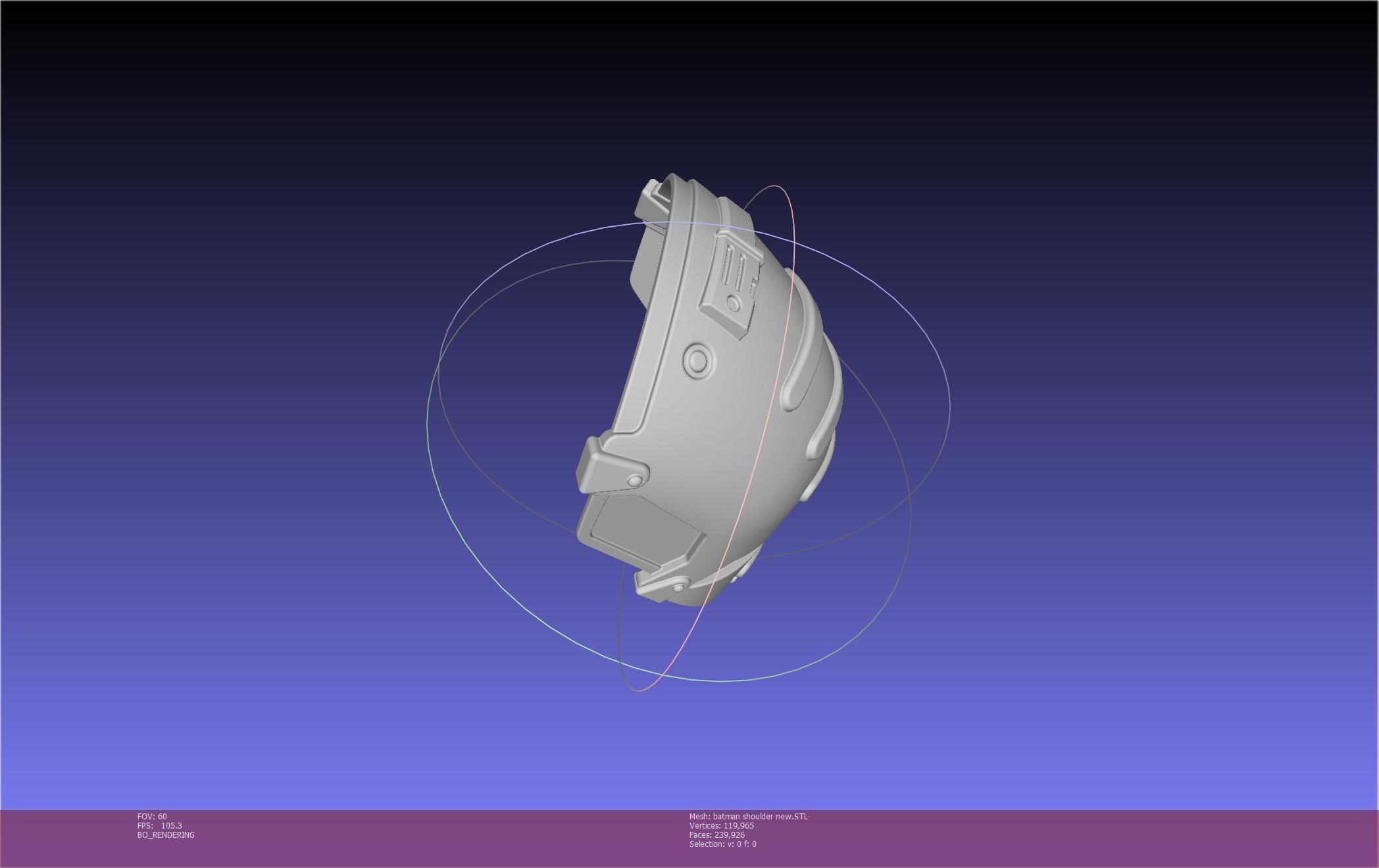 New Batman Shoulder Final Updated Printable Model 3D print model_27