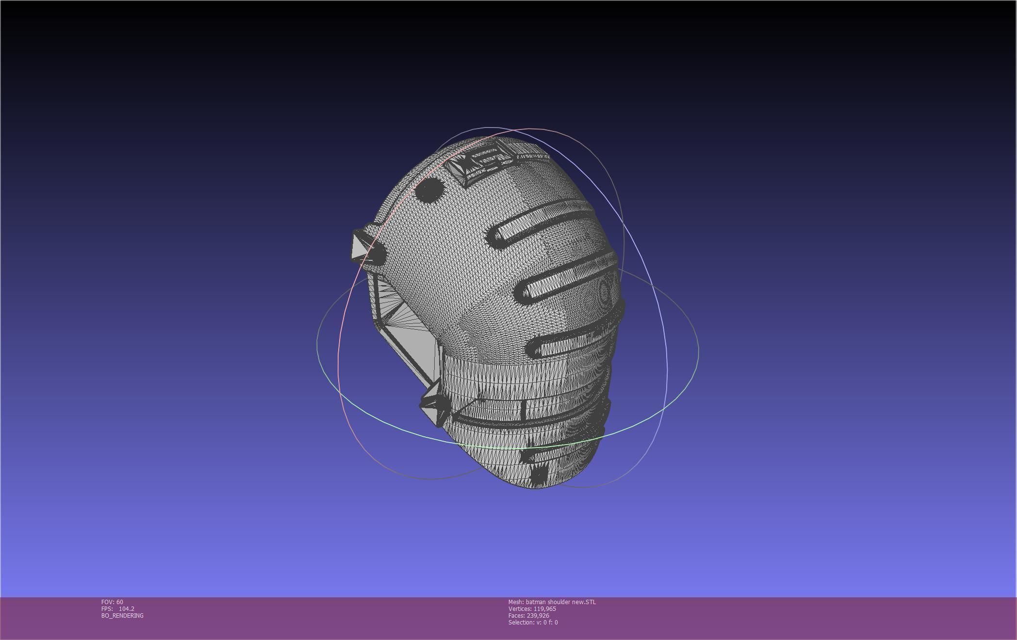 New Batman Shoulder Final Updated Printable Model 3D print model_3