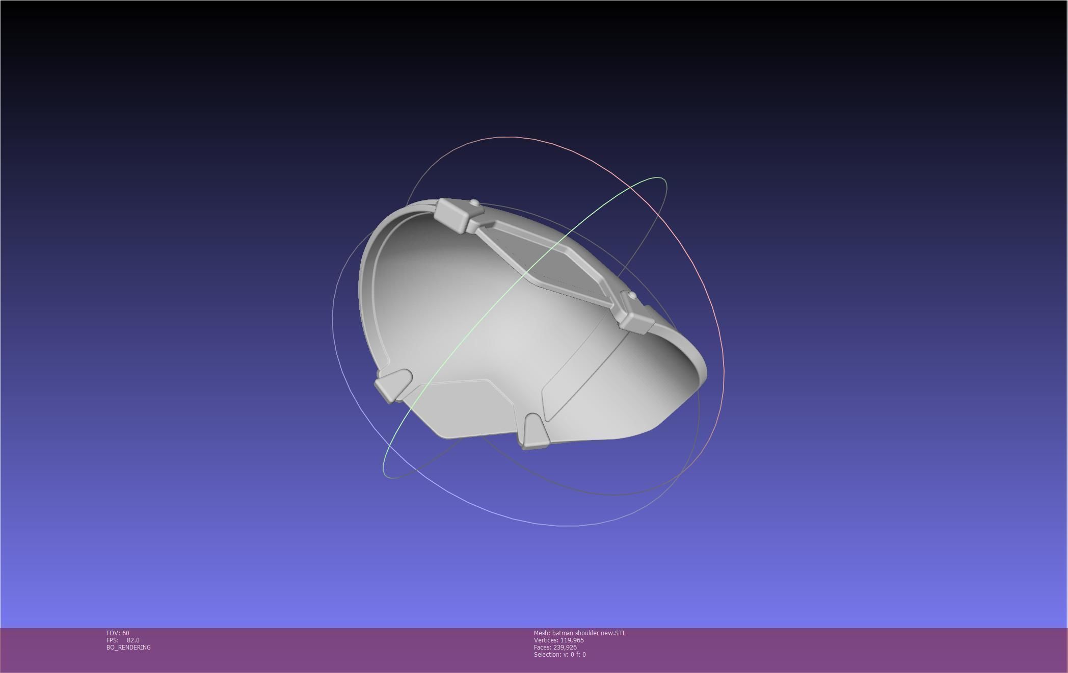 New Batman Shoulder Final Updated Printable Model 3D print model_79