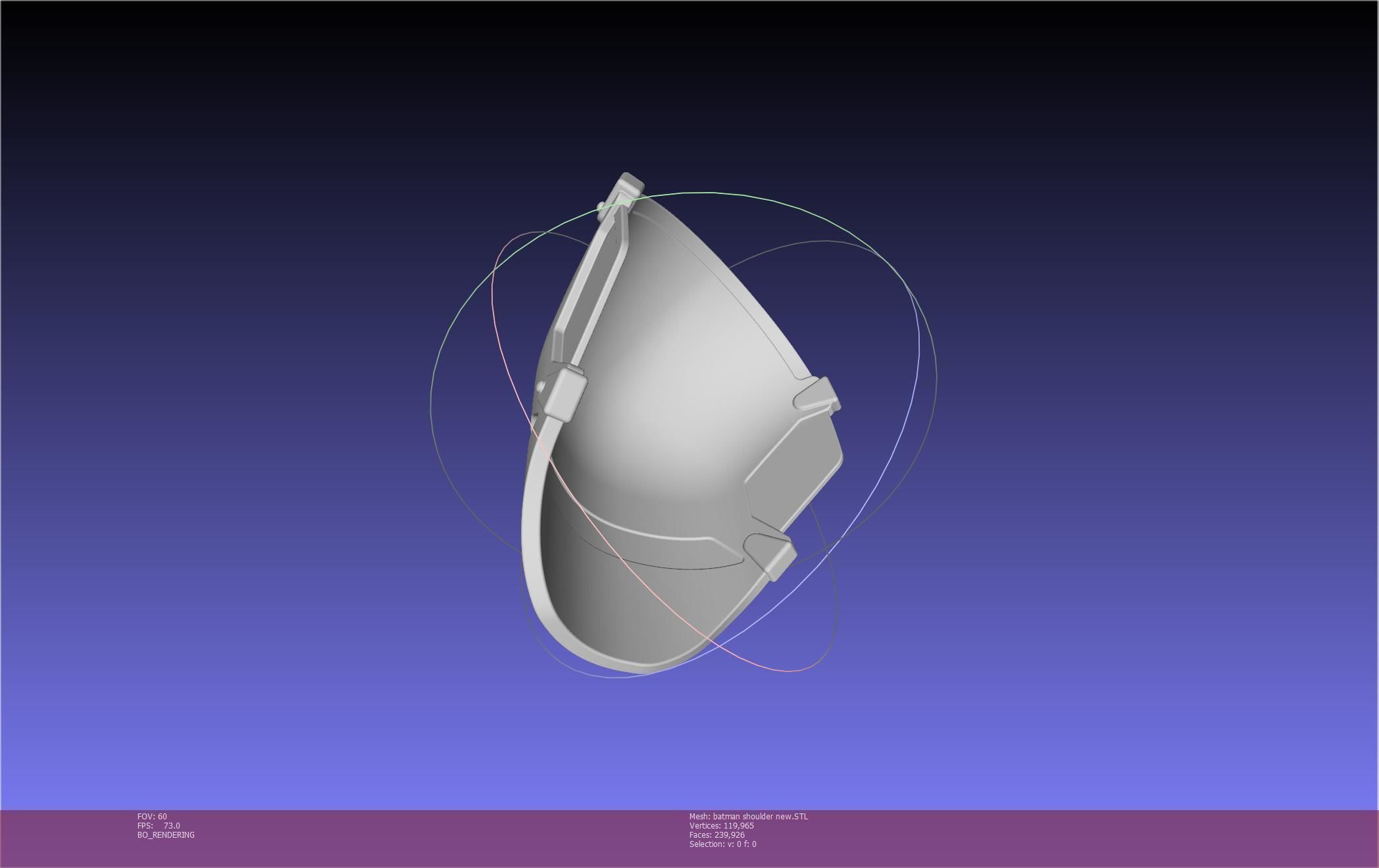 New Batman Shoulder Final Updated Printable Model 3D print model_67