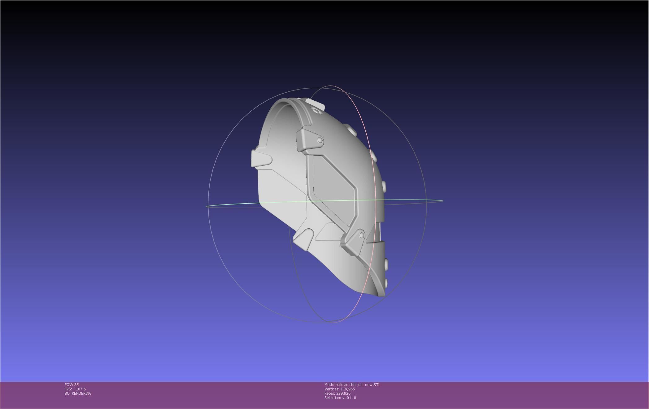 New Batman Shoulder Final Updated Printable Model 3D print model_147