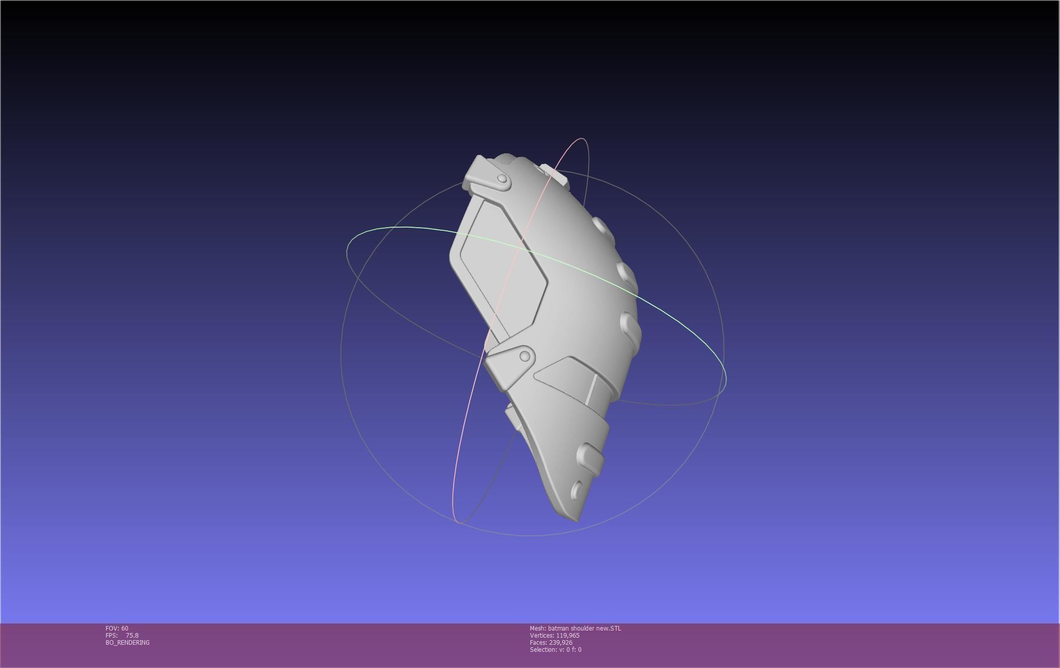 New Batman Shoulder Final Updated Printable Model 3D print model_42