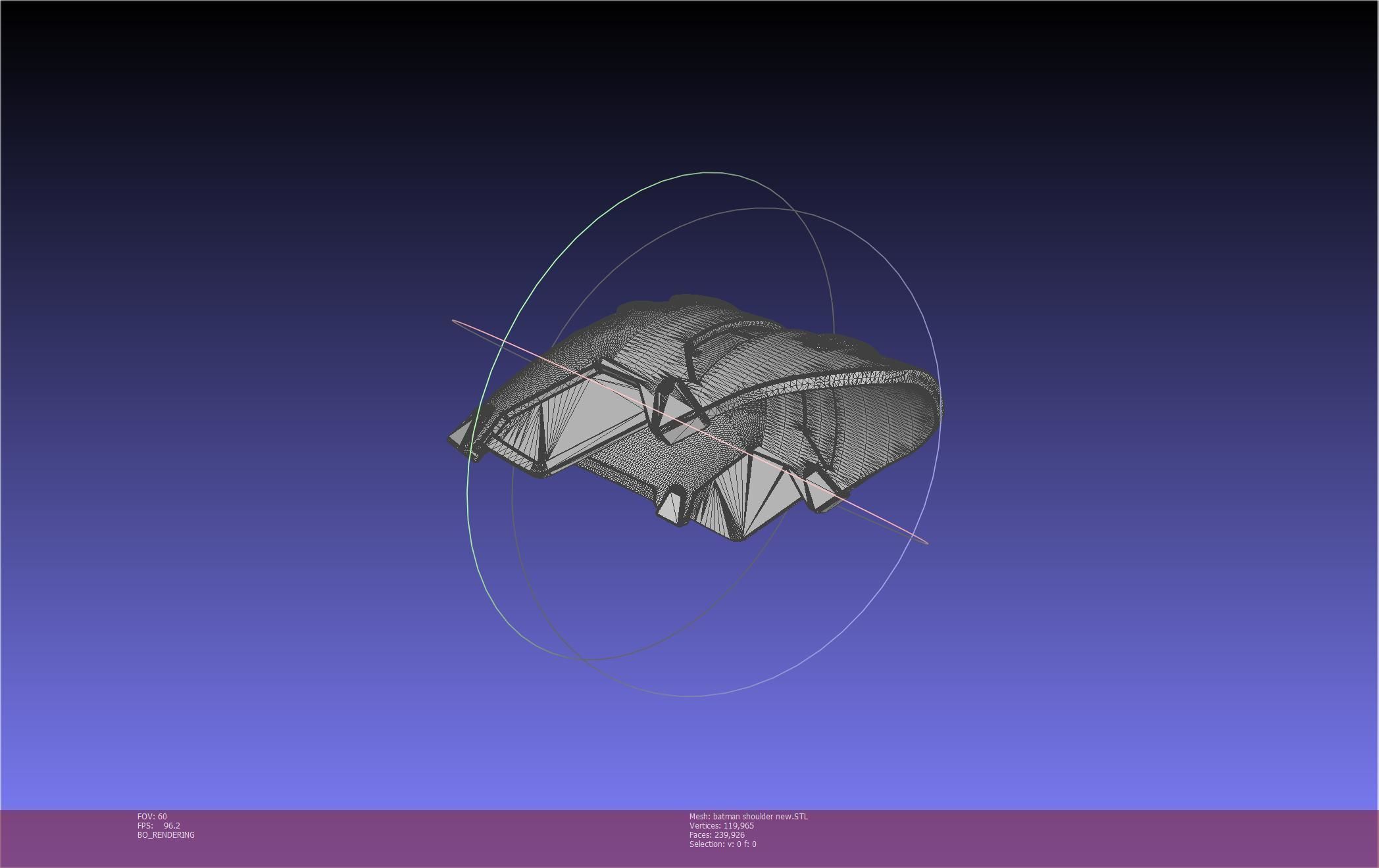 New Batman Shoulder Final Updated Printable Model 3D print model_104