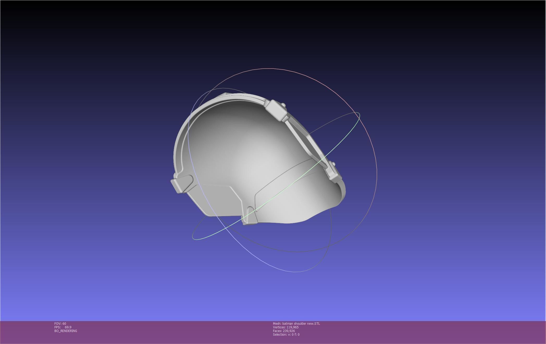 New Batman Shoulder Final Updated Printable Model 3D print model_84