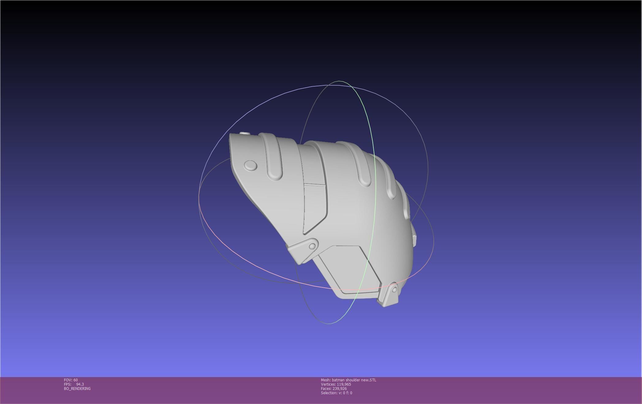 New Batman Shoulder Final Updated Printable Model 3D print model_39