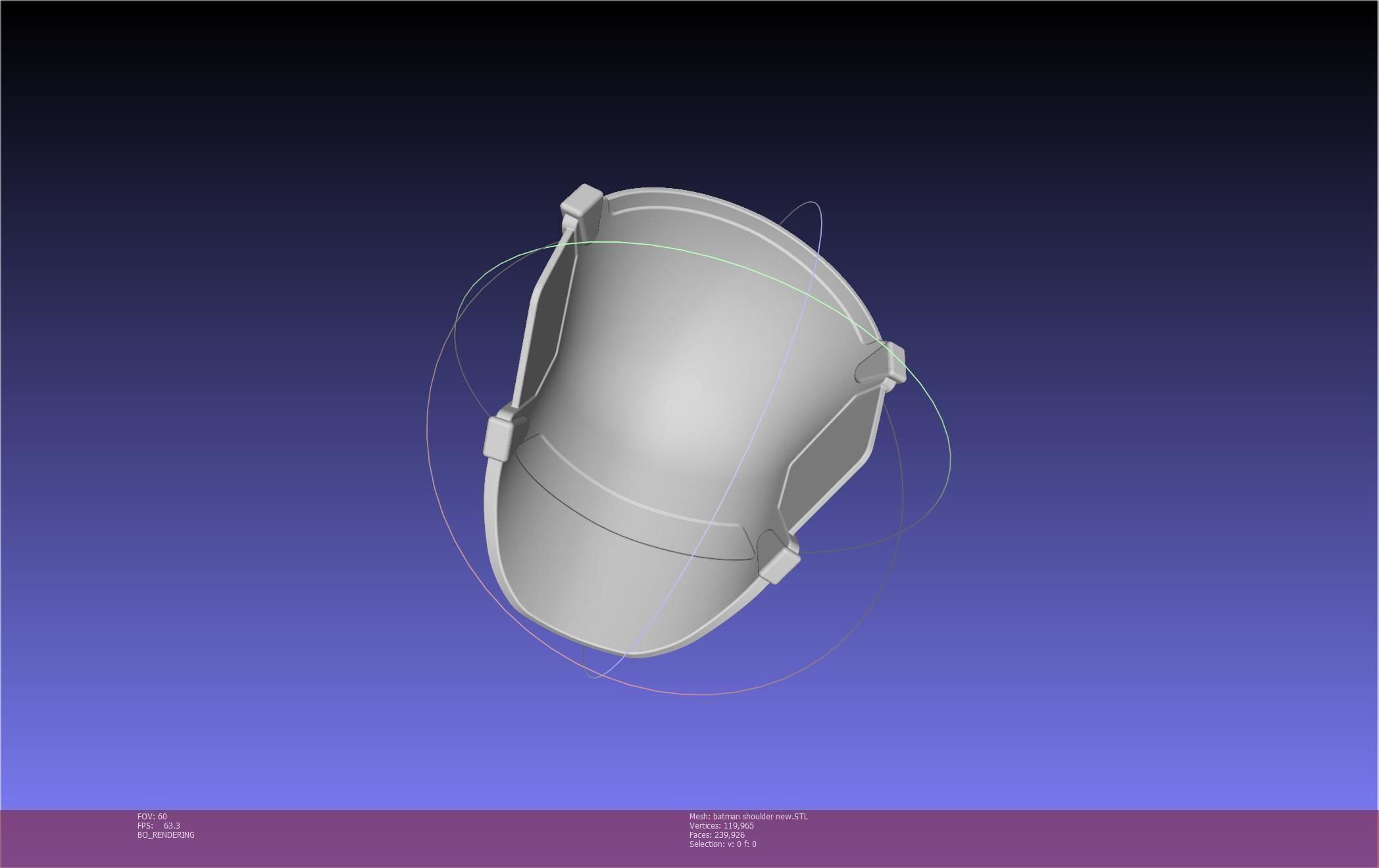 New Batman Shoulder Final Updated Printable Model 3D print model_66