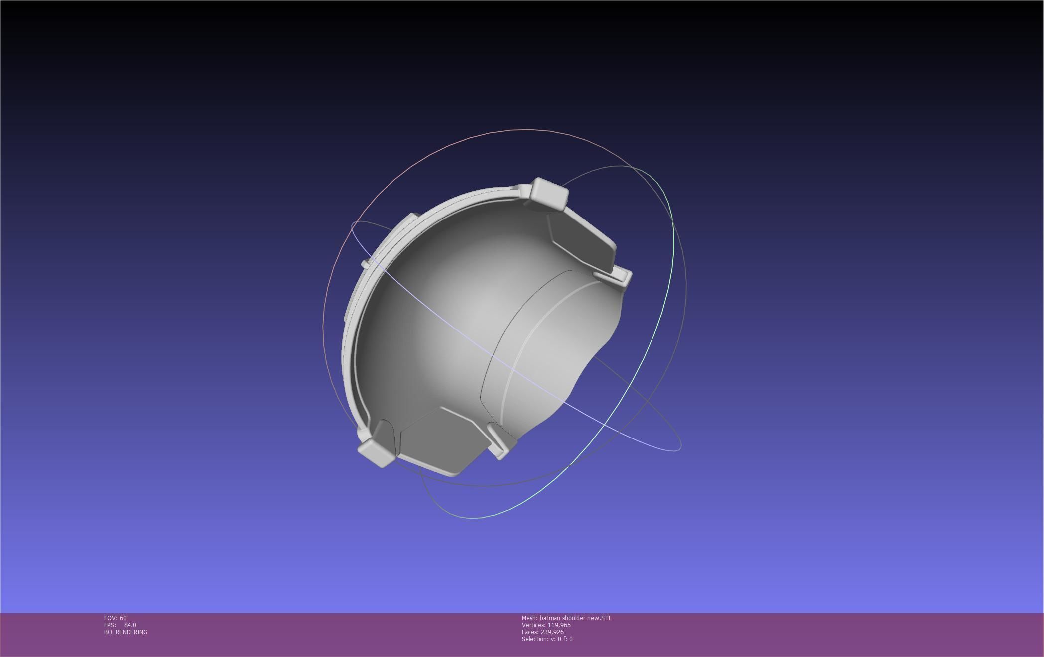 New Batman Shoulder Final Updated Printable Model 3D print model_78