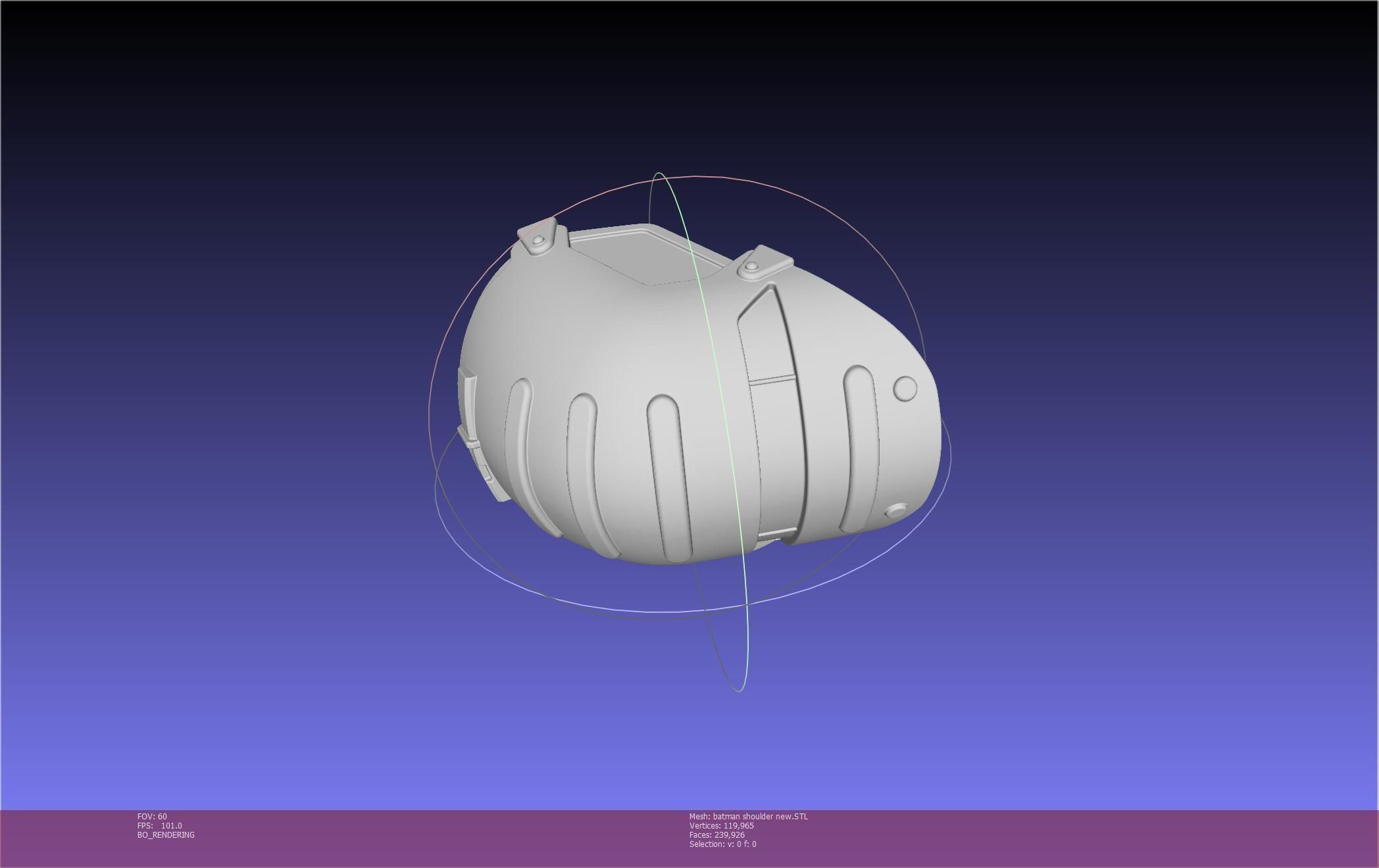 New Batman Shoulder Final Updated Printable Model 3D print model_69