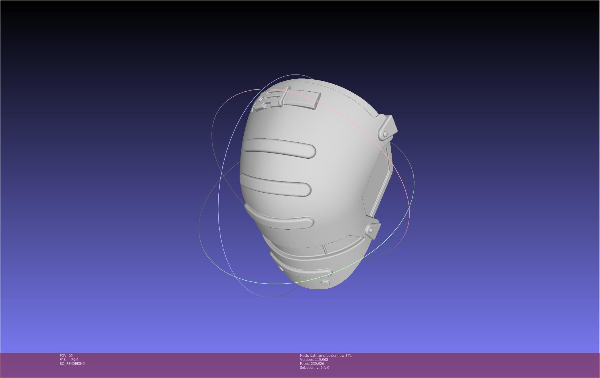 New Batman Shoulder Final Updated Printable Model 3D print model_31