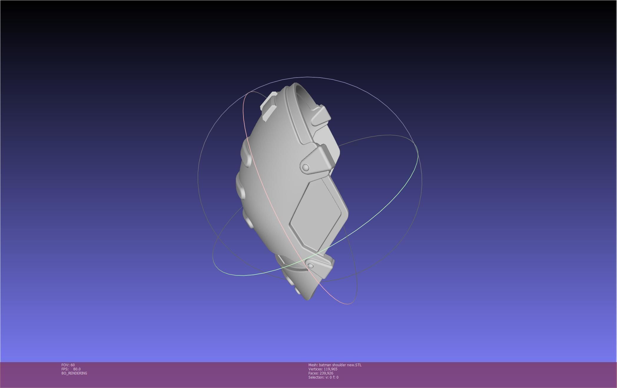 New Batman Shoulder Final Updated Printable Model 3D print model_32